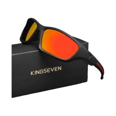 Imagem de Óculos De Ciclismo Polarizados Masculinos KINGSEVEN Estilo Esportivo U
