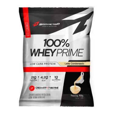 Imagem de Whey 100% Prime 900g Refil Body Action Leite Condensado