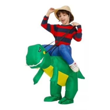 Imagem de Fantasia Inflável Infantil Dinossauro Crianças - Lançamento - Bela Imp