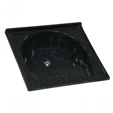 Imagem de Tanque Lavar Roupa Sintético - 67 X 62cm - Preto - Rorato