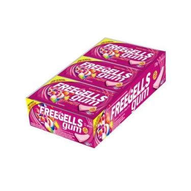 Imagem de Chiclete Freegells Tutti Frutti Gum Kit 15 Un 8g