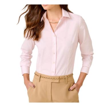Imagem de Camisa Feminina Dudalina Tricoline Strech Slim Fit - 530103-Feminino