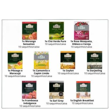 Imagem de Chá Inglês, 10 Caixas Com 10 Saquinhos, Ahmad Tea