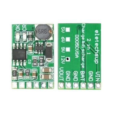 Imagem de Módulo Conversor De Tensão DC-DC Step-Up De 3.7V Para 5V 6V 9V 12V Par