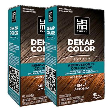 Imagem de 2 Kit Yama Dekapcolor System Removedor De Coloração (120ml)