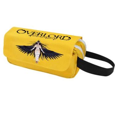 Imagem de Bolsa de lápis Overlords Albedos Anime de Nylon de grande capacidade 2