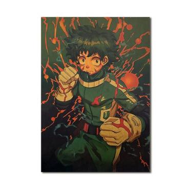Imagem de Pôster com arte de parede My Heros Academias Midoriya Izuku Anime - yi