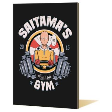 Imagem de Pintura de parede em tela One Punch Man Saitama Anime 40x60cm - yiweis