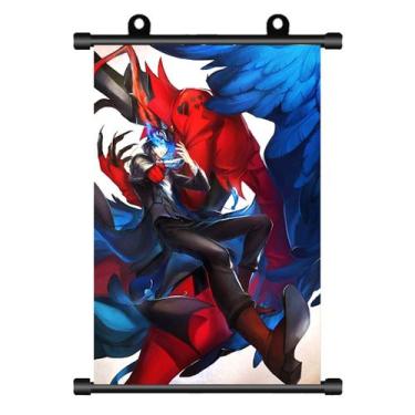 Imagem de Pôster de pintura de parede em tela Personas Amamiyas Rens Anime - yiw