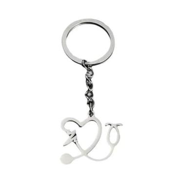 Imagem de Chaveiros Geométricos Punk Para Meninos Com Pingentes De Mapa Mundial,