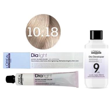 Imagem de Tonalizante Dia Light 10.18 Milkshake Louro Claríssimo Cendré Moca + R