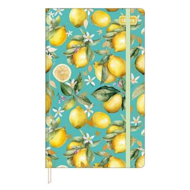 Imagem de Caderno Sem Pauta Fitto Trend Sketchbook Costurado 80 Folhas Limão - Tilibra