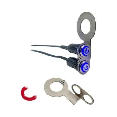 Imagem de Interruptor De Guidão LED À Prova d'Água Para Motocicleta, Liga/Deslig