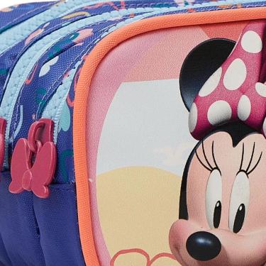 Imagem de Estojo Triplo Escolar Minnie Aloha 13235-Unissex