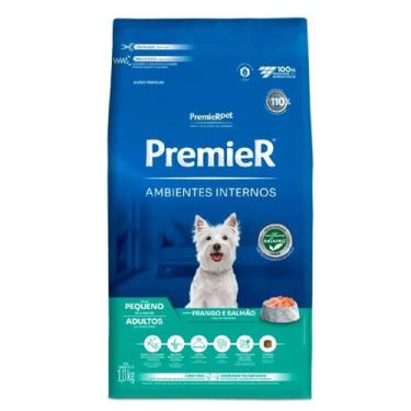 Imagem de Ração Premier Ambientes Internos Cães Adultos Raças Pequenas Frango e 