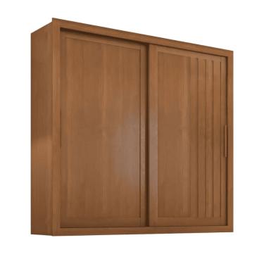 Imagem de Guarda Roupas Casal Ripado 2 Portas de Correr 4 Gavetas Vitta