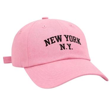 Imagem de Boné Aba Curva Adulto de Algodão Bordado e Fecho Regulável-Unissex