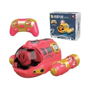 Imagem de Brinquedos De Barco Motorizado RC À Prova d'Água Com Controle Remoto 2