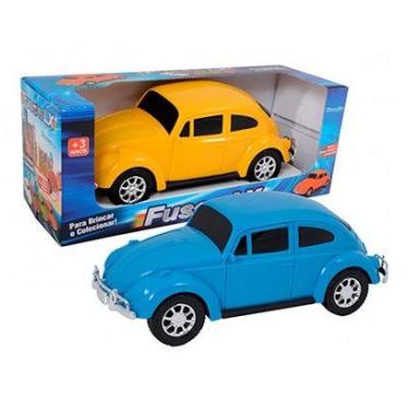 Imagem de Carro Fusca LX Roda Livre Colors na Caixa  Carrinho de Brinquedo - Div