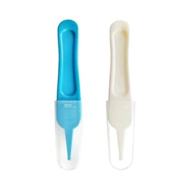 Imagem de Pinça De Segurança Plástica Para Limpeza Nasal De Bebês E Crianças - F