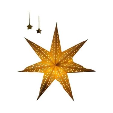 Imagem de Pingente Estrela Oca Para Pendurar 30-75cm Decoração De Festa Islâmica