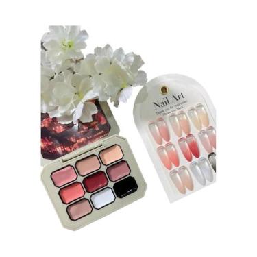 Imagem de Esmalte Em Gel Nude Rosa 9 Cores De Alta Saturação Semi-Sólido Para Un