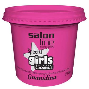 Imagem de Alisante Salon Line Guanidina Relaxer Girl 218g