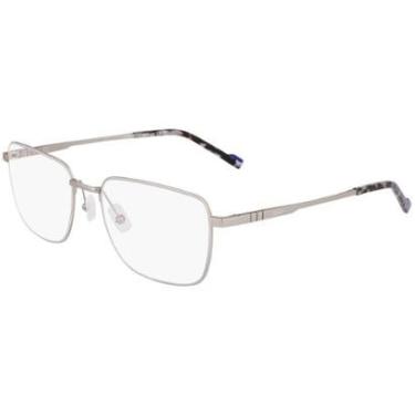 Imagem de Armação de Óculos Zeiss ZS24155 045 - Cinza Silver 56 - Titânio-Masculino