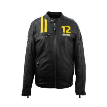 Imagem de Jaqueta De Couro Lotus Legend Coleção Internacional Ayrton Senna 70405-Masculino
