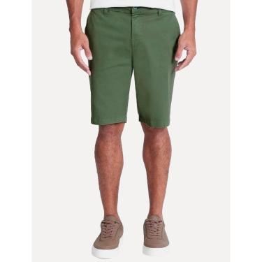 Imagem de Bermuda Aramis Masculina Chino Cotton Sarja Verde Sálvia-Masculino