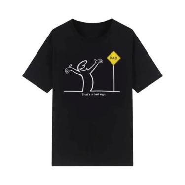 Imagem de Camiseta Unissex De Gola Redonda Casual Estilo Streetwear TV La Linea 