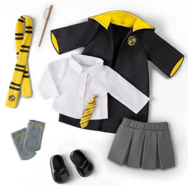 Imagem de Uniforme Escolar Para Bonecas Harry Potter - Lufa Lufa
