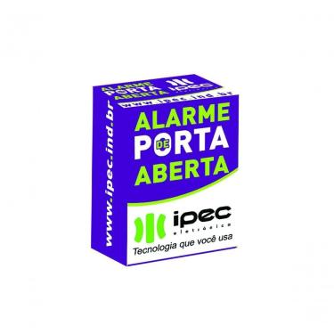 Imagem de Alarme de Porta Aberta Alarme Ipec para Monitorar 1 Acesso com Sirene Interna e Saída A...