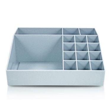 Imagem de Organizador Multiuso De Mesa Lifestyle Jacki Design Azul