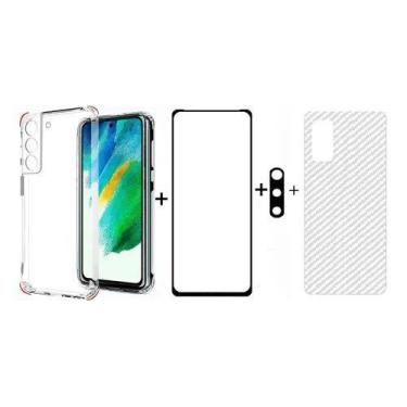 Imagem de Capa + Pelicula 3d + P Camera + Traseira Para Galaxy S21 Fe - Universo