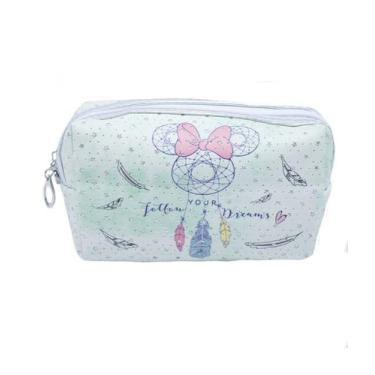 Imagem de Necessaire Verde Minnie Mandala 11X18cm Disney