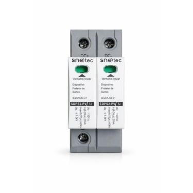 Imagem de DPS Snetec 150V DC Bipolar 2P 20/40kA Protetor Surto Solar