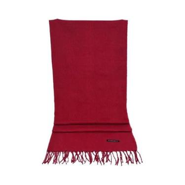 Imagem de Cachecol De Inverno Feminino Em Cashmere, Quente, Grosso E Macio, Cobe