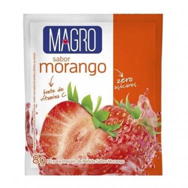 Imagem de Refresco Magro Sabor Morango Suco Zero Açúcares de 8g - Lowçucar