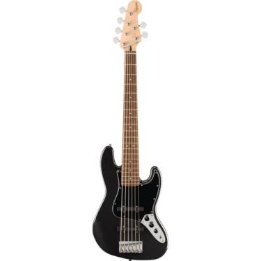 Imagem de Baixo 6 Cordas Fender Squier Affinity Series Jazz Bass VI Black Metall