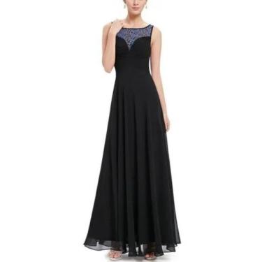 Imagem de Vestido Preto Longo Formatura Madrinhas Ref40 - Luaserena, G