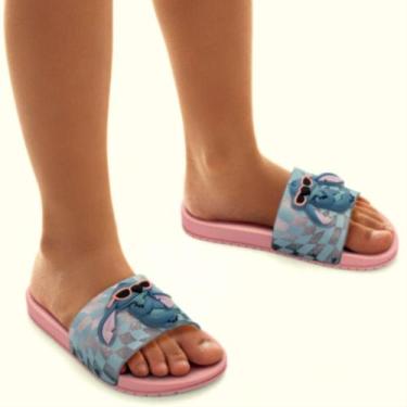 Imagem de Chinelo Stitch Slide Infantil Meninas Ipanema Mania Gapea 22994, Rosa 