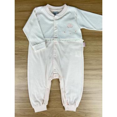 Imagem de Macacão Infantil Flower Garden Feminino Branco - Happy Place, M