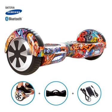 Imagem de Hoverboard 6,5" Grafite Urbano HoverboardX  e Bluetooth Smart Balance
