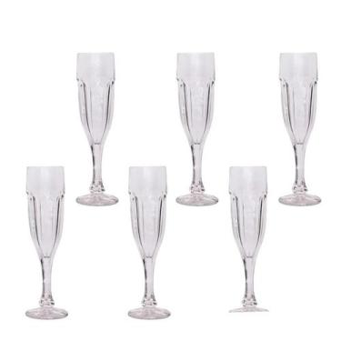 Imagem de Taca champagne glob 120ml 6 pecas vidro - Dolce Home