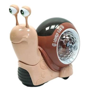 Imagem de Caracol Musical c/ luzes engatinhante interativo infantil - Toy king, 