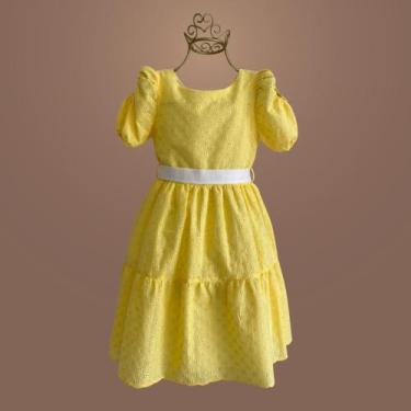 Imagem de Vestido Infantil Laise Maui - Look Elegante para Festa e Passeio - Lau