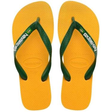 Imagem de Chinelo Havaianas Brasil Logo, Aml, Vrd, 39/40