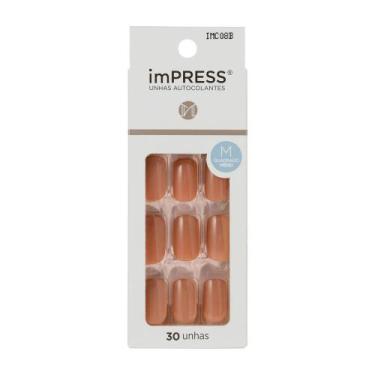 Imagem de Unha Postiça Autocolante imPRESS Self Love média Hashtag - Kiss New Yo
