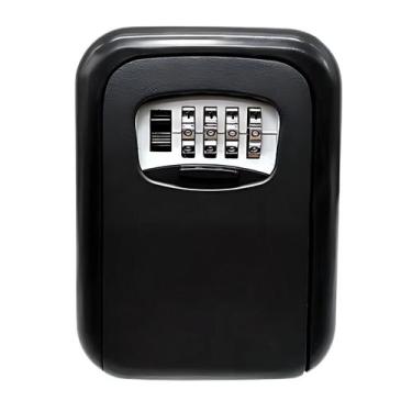 Imagem de Cofre Caixa Guarda Chaves Senha Porta Parede Airbnb - Fx